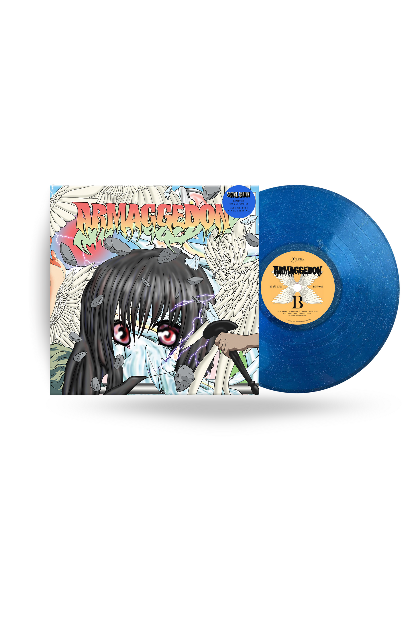 Valgur - Armaggedon (12") 2da Edicion Azul con brillo PRE-VENTA