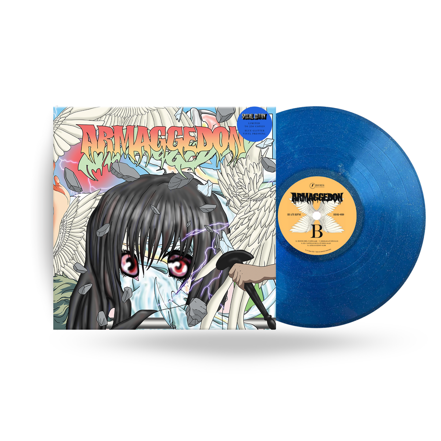 Valgur - Armaggedon 12" (2da Edición n Azul con brillo)