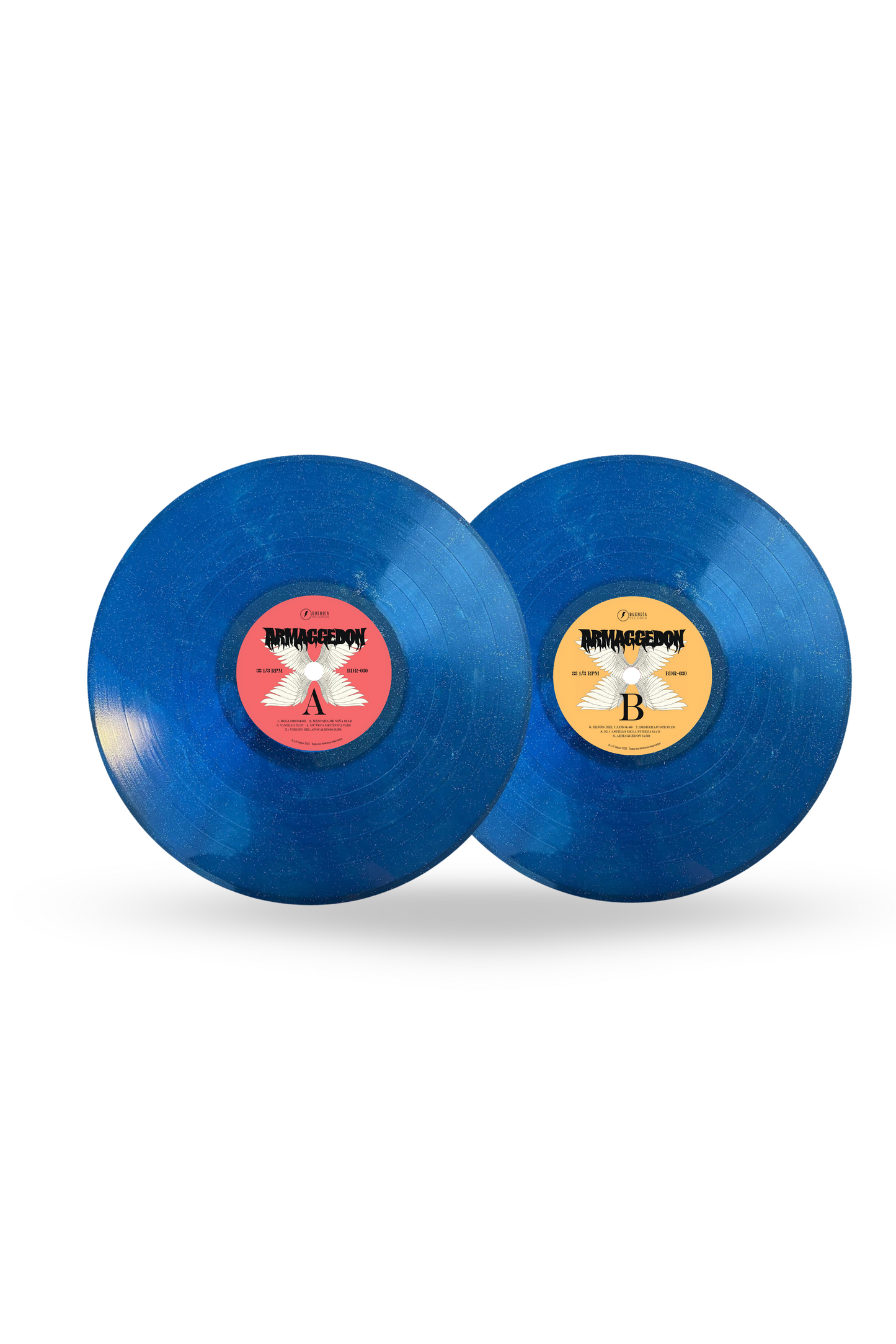 Valgur - Armaggedon (12") 2da Edicion Azul con brillo PRE-VENTA