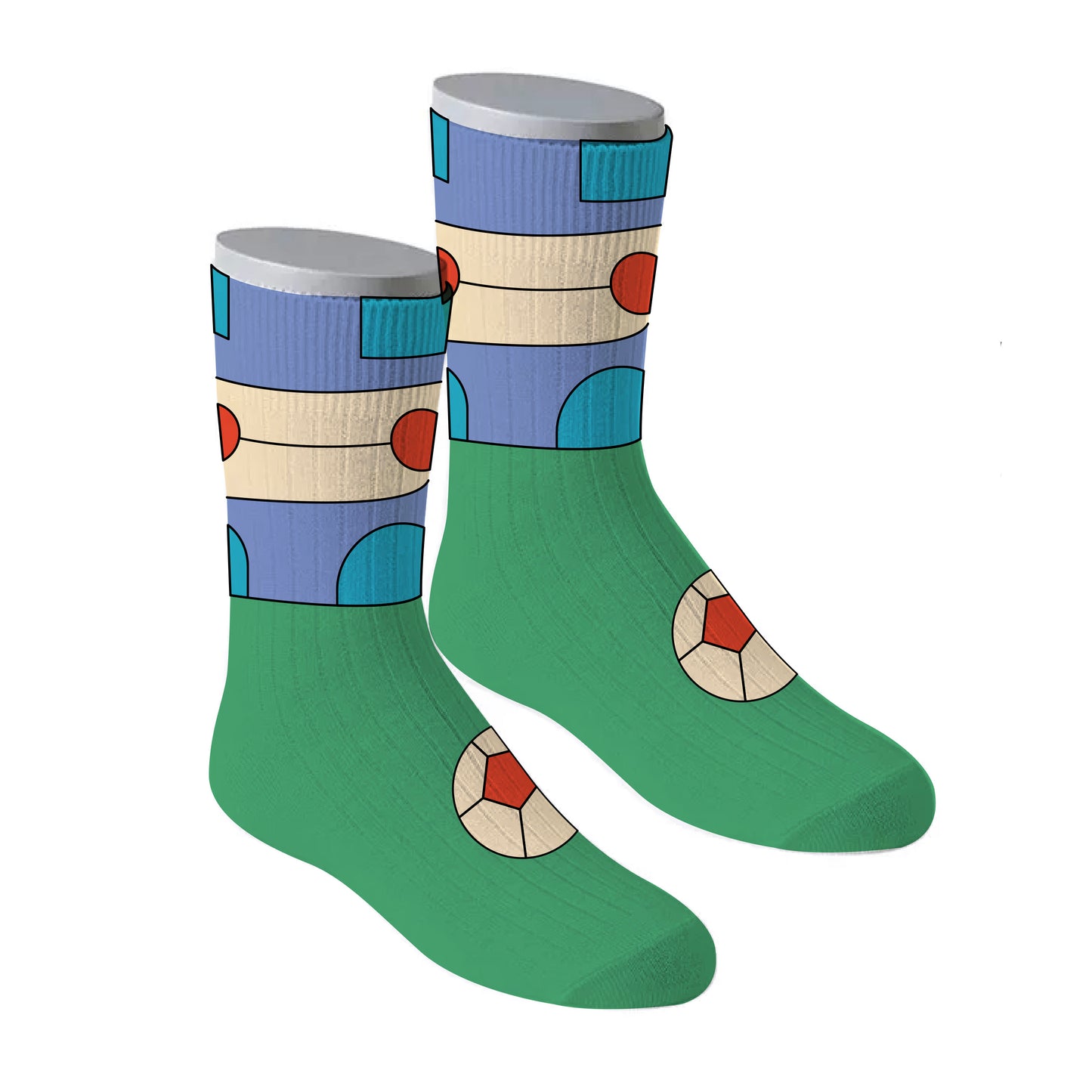 Clubz - Calcetines Futbol Rock