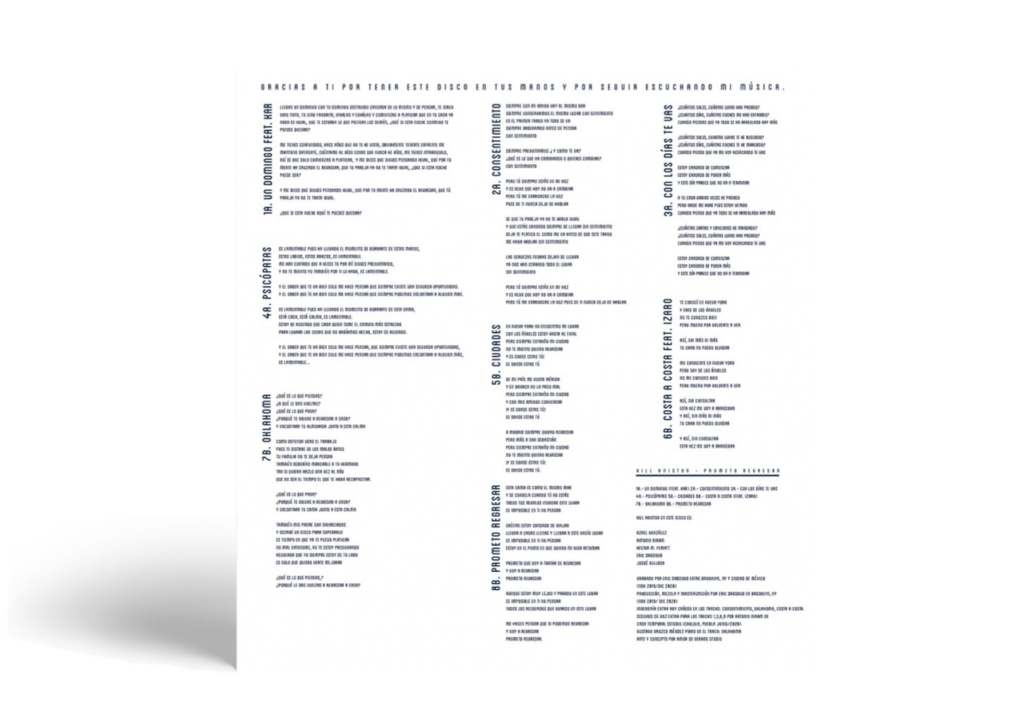 Kill Aniston- Prometo Regresar (12")