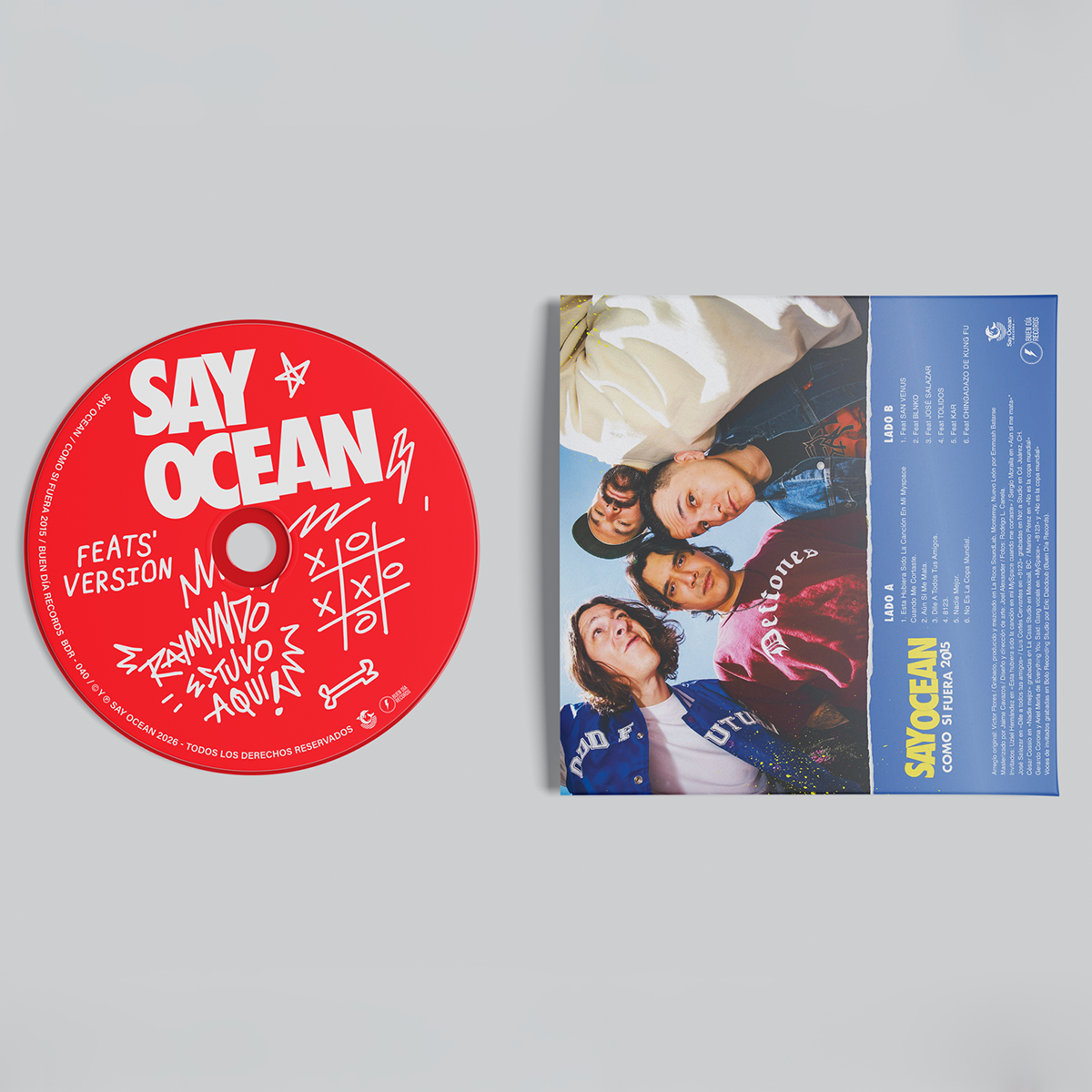 Say Ocean - Como si fuera 2015 CD (Disco Doble)