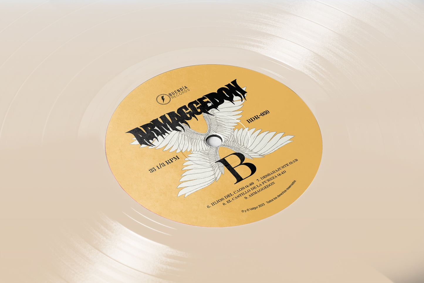 Valgur - Armaggedon 12" (3ra Edición Cloudy Clear)