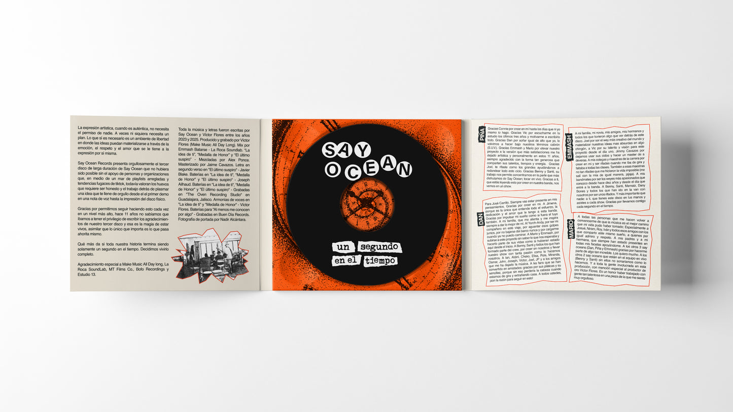 Say Ocean - Un Segundo En El Tiempo